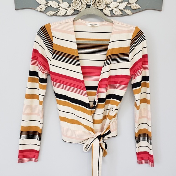 Billabong Tops - JUST IN‼️ Billabong Sweater Multi Stripe Size M.